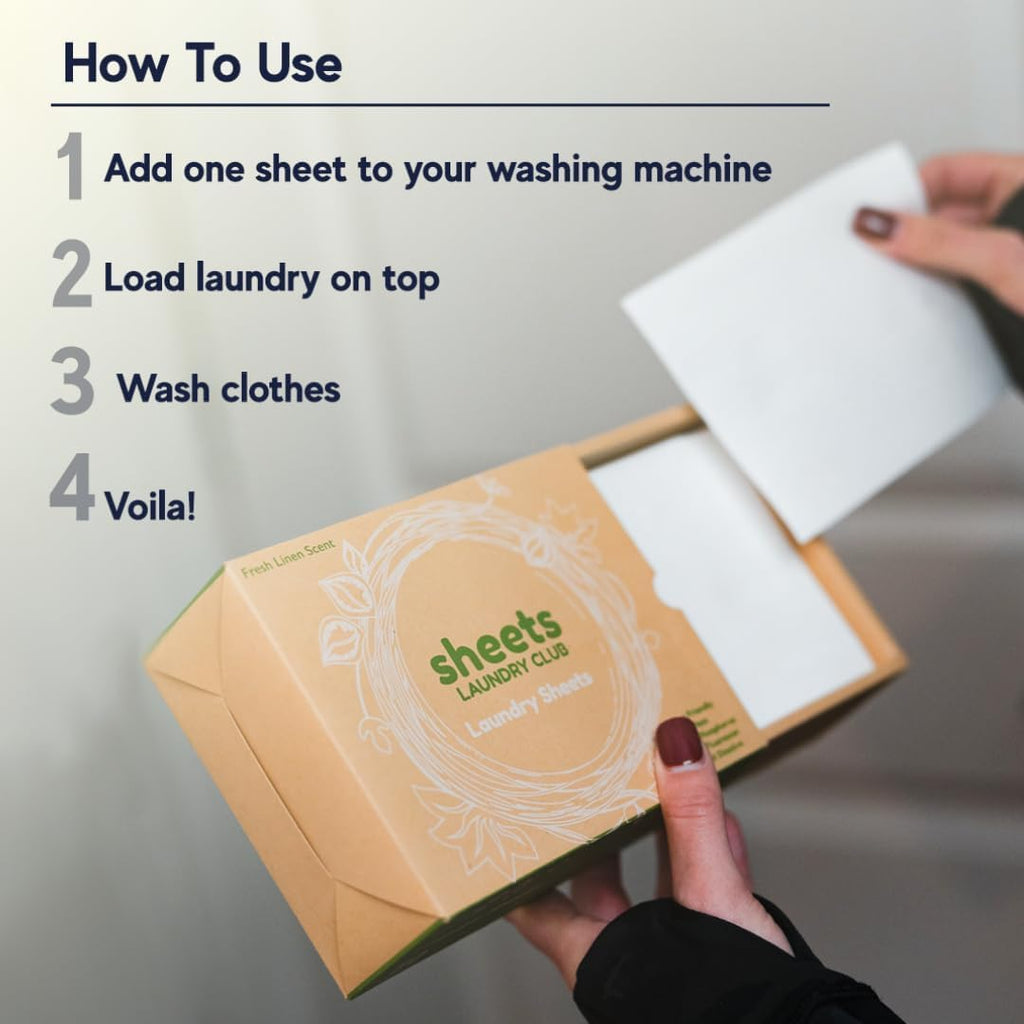 Detergent Sheets, Fragrance Free, up to 100 Loads