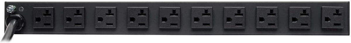 Isobar 12 Outlet Network Server Surge Protector Power Strip, 15ft. Cord w/L5-20P Plug, 3840 Joules, 1U Rack-Mount