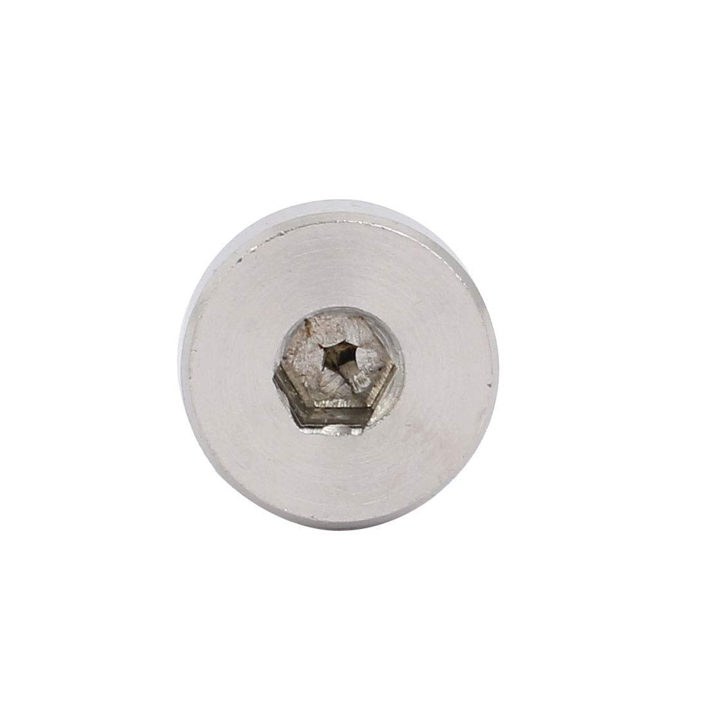 uxcell 304 Stainless Steel Hex Socket Bolt 8mm Dia 6mm L M6 Thread 5pcs