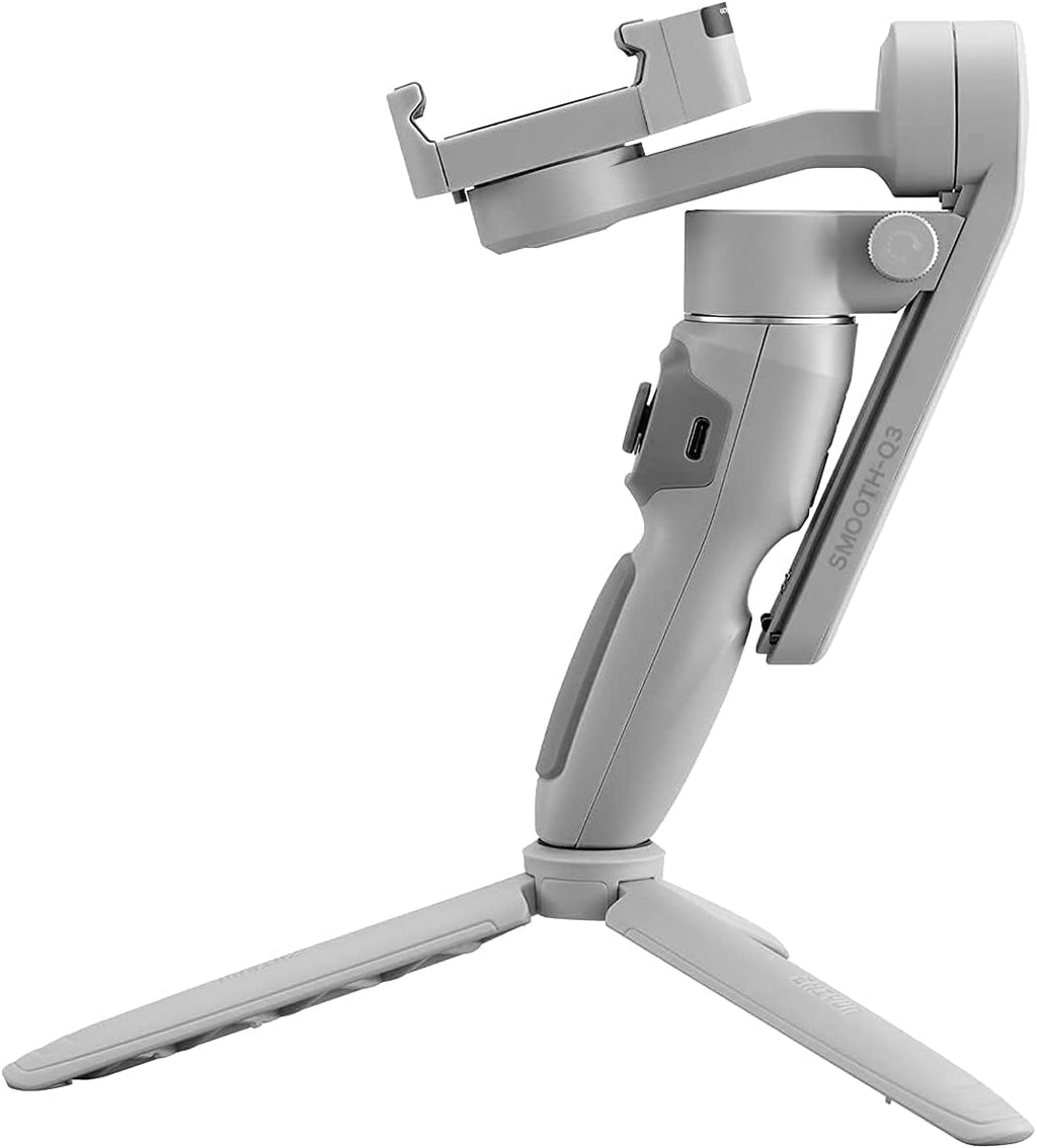 Zhi yun Smooth Q3 Combo 3-Axis Handheld Gimbal Stabilizer with Carry Bag for Smartphone Foldable Phone Gimbal Light