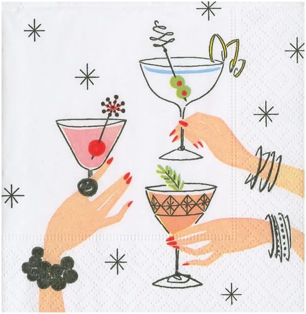 Aperitivo Cocktail Napkins - 20 Per Package