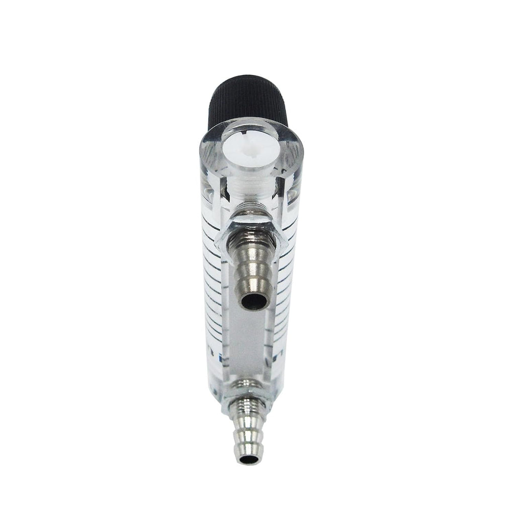 Oxygen Flow Meter 0-10LPM Flowmeter for Fluid Filtration System Oxygen Air Flowmeter Regulator Acylic Flow Meter with Control Valve for Oxygen/Air