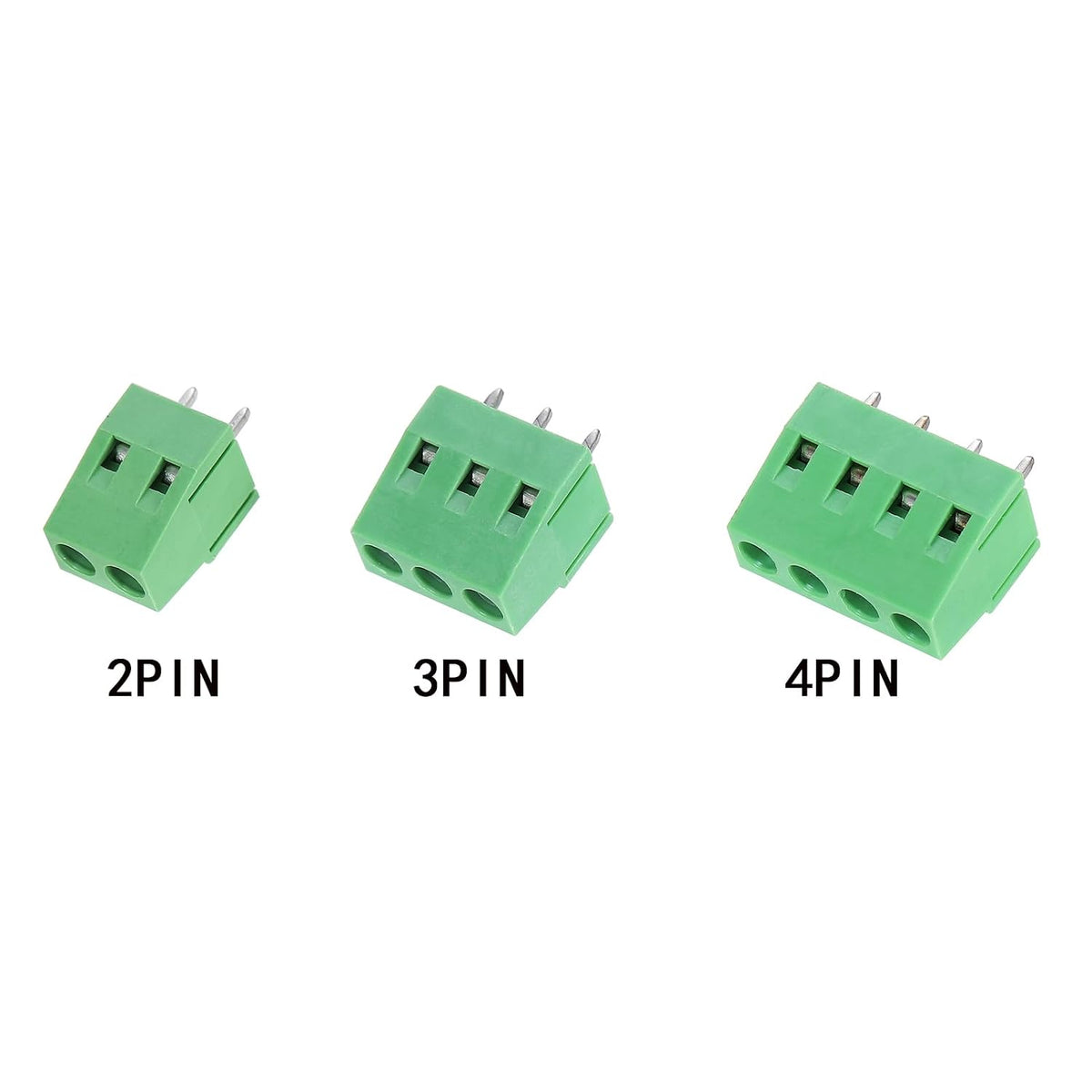 50PCS 5.08mm 0.2" Pitch PCB Mount Screw Terminal Block Connector