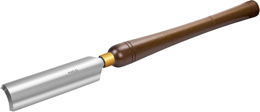 2-Inch HSS Spindle Roughing Gouge, Lathe Chisel for Wood Turning | M2 High-Speed Steel With HRC60 Hardness, Precision