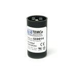 TEMCo 216-259 uF MFD CD60 Start Capacitor 110-125V AC Round | 50/60 Hz Motor Start Capacitor for HVAC, Compressor, Pump
