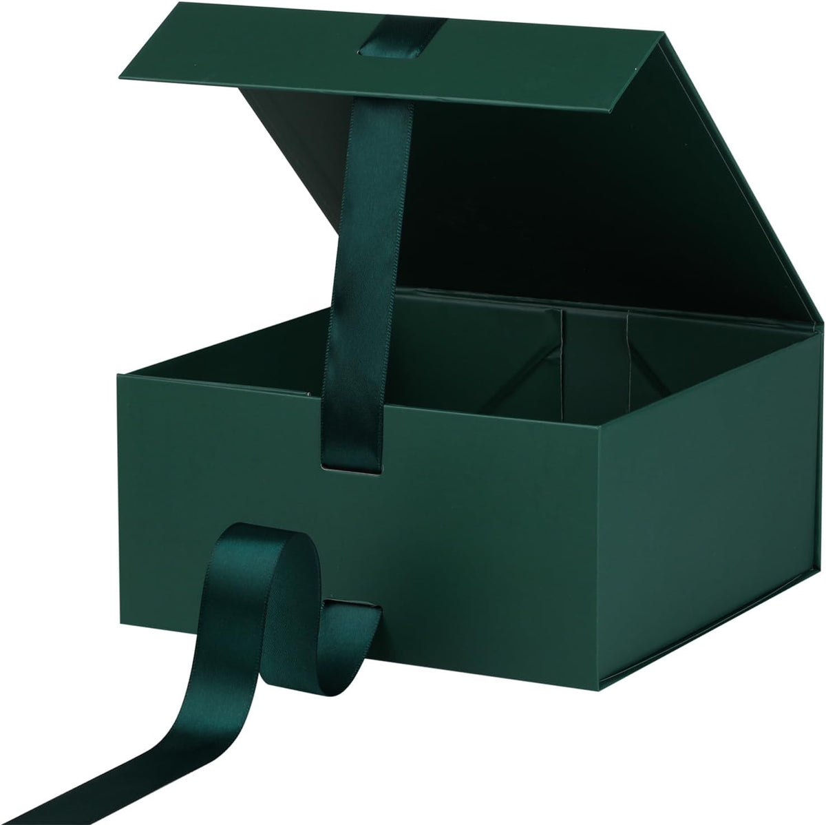 Green Gift Box,14x12x5 Inches Gift Boxes with Lids for Presents with Magnetic Closure and Ribbon for
