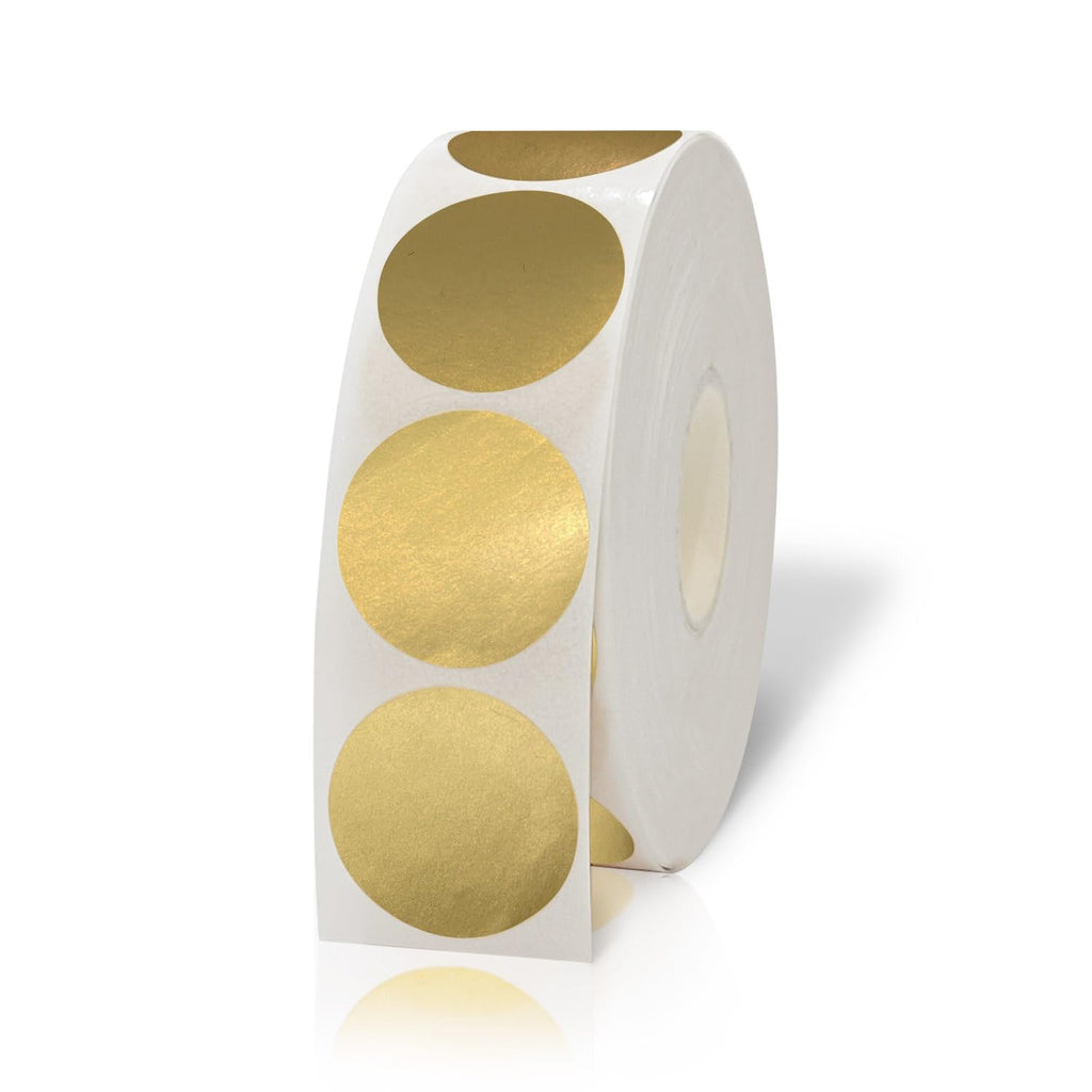 dot Stickers,800Pcs 1inch Gold Round Coding Label,Circle Stickers,Can Writing for Office,Student Classroom and Other