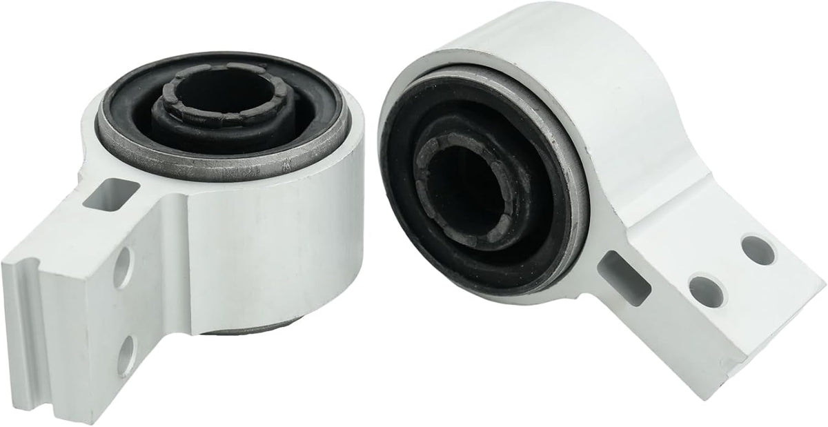 Pair Front Lower Rearward Suspension Control Arm Bushing with Bracket Housing Compatible with Ford Explorer 2011 2012 2013 2014 2015 2016 2017 2018 2019 OE BB5Z3078A, BB5Z3079A, 523-261, K200779