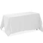 90 x 156 Inch Rectangular Tablecloth, Washable Polyester Fabric Table Cloth for Dining Tables, Parties, Restaurants