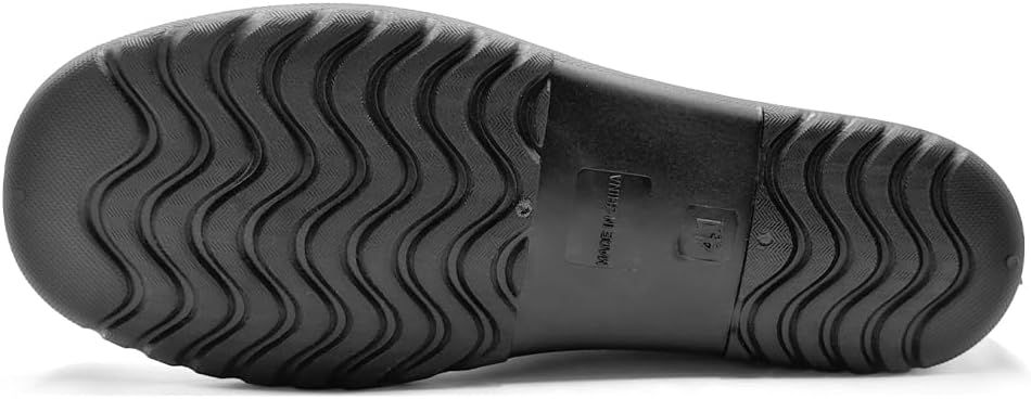 Mens Rubber Rain Boots Knee High Waterproof Packable Tall Garden Boots Lightweight Farm Mud Boots NOT FOR WIDE CALF