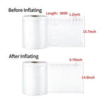Inflatable Column Bubble Wrap 15.7 Inch x 985 FT, Bubble Wrap for Packing