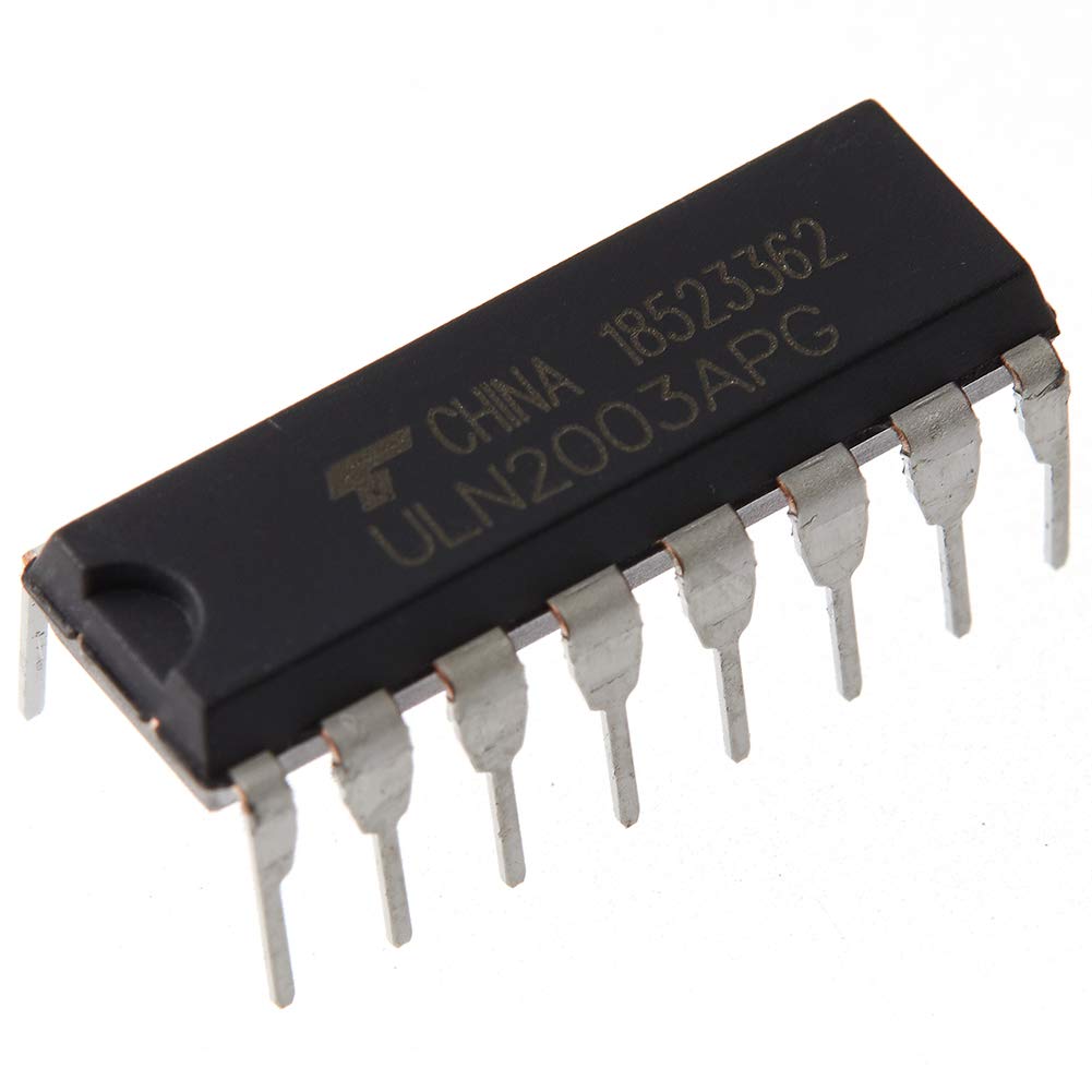 10pcs ULN2003 NPN Darlington Driver Transistors, 500mA 50V,16-Pin.