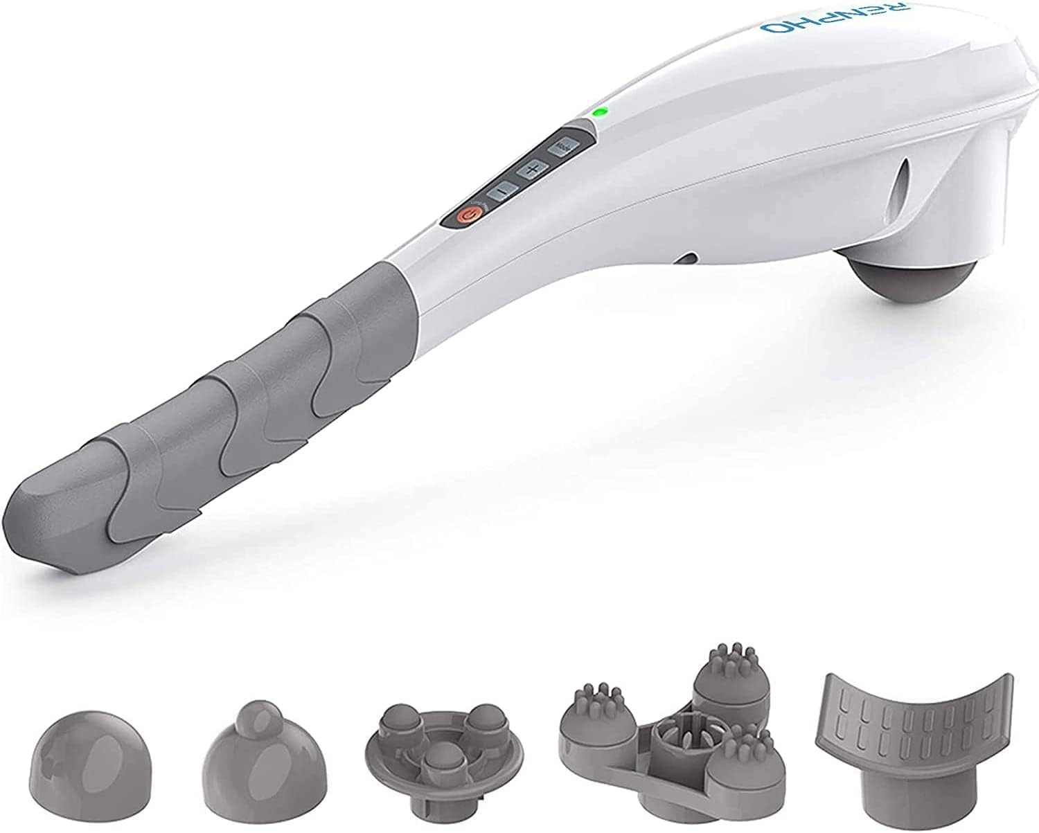Rechargeable Handheld Back Massager with 5 Adjustable Speeds & Modes, Fathers Day Dad Gifts, Cordless Electric Neck