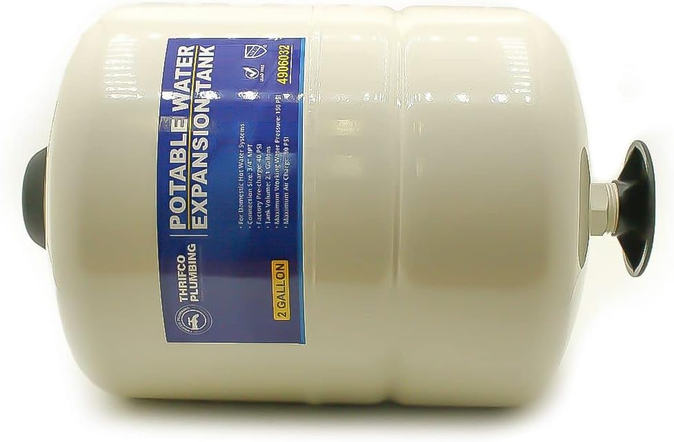 Thrifco 4906032 2 Gal. Thermal Expansion Tank for Potable Water Heater