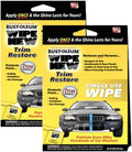 Dashboard Bumper Car Interior Exterior and Auto Trim Restorer- Pack of 2