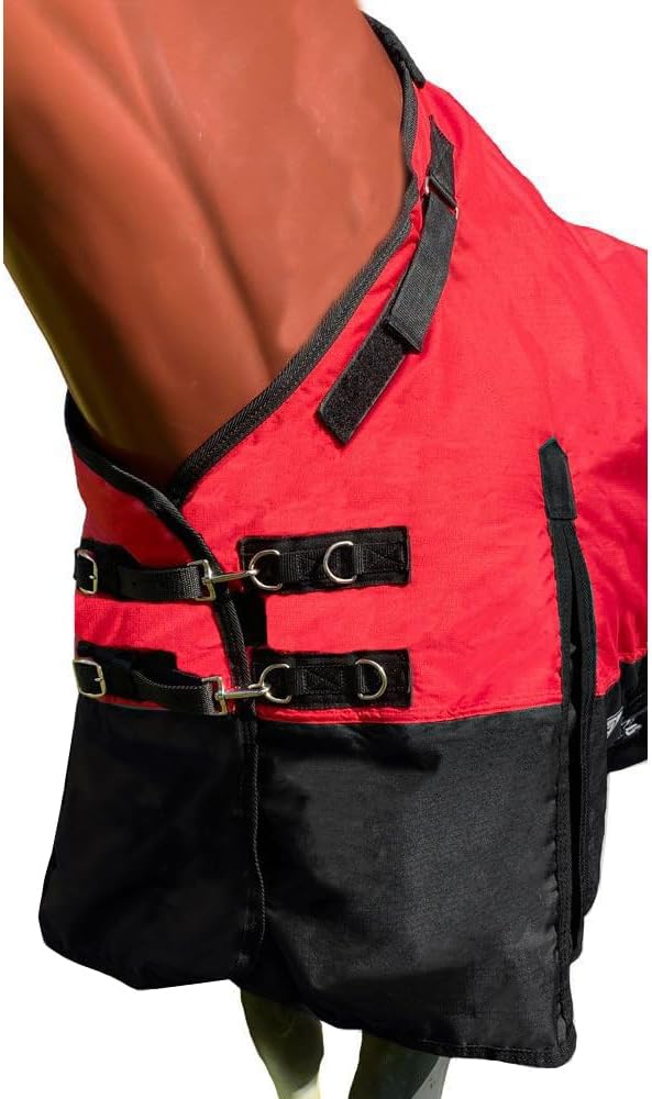 1200 Denier Mid Weight Waterproof Turnout Blanket w/Adjustable Neck