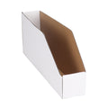 Cardboard Boxes, Pack of 35 Corrugated Storage Bins 12x2x4.5 inch Pantry Organizer Bins for Shelves Garage Office