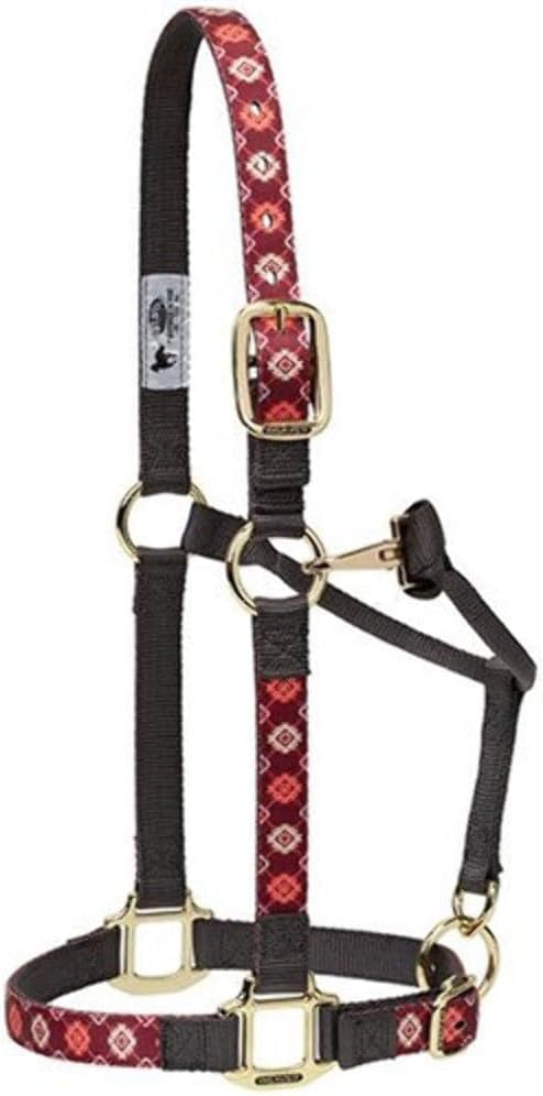 Weaver Leather Adjustable Patterned Nylon Horse Halter, Cactus, Average Horse