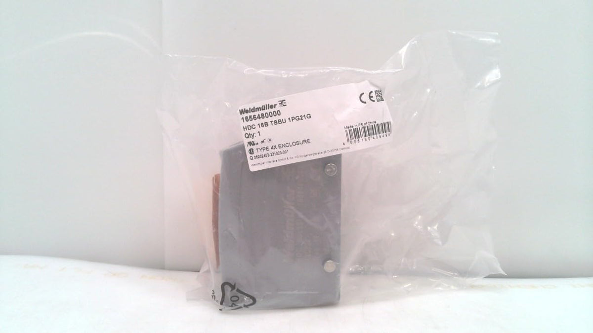 Weidmuller 1656480000 Connector Housing Type HDC 16B TSBU 1PG21G
