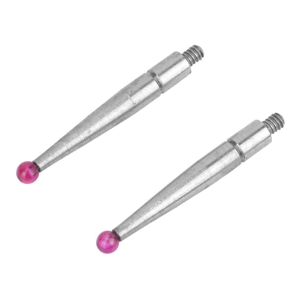 2 Tungsten Steel Dial Test Indicator Tips Compatible with Interapid 312B-2