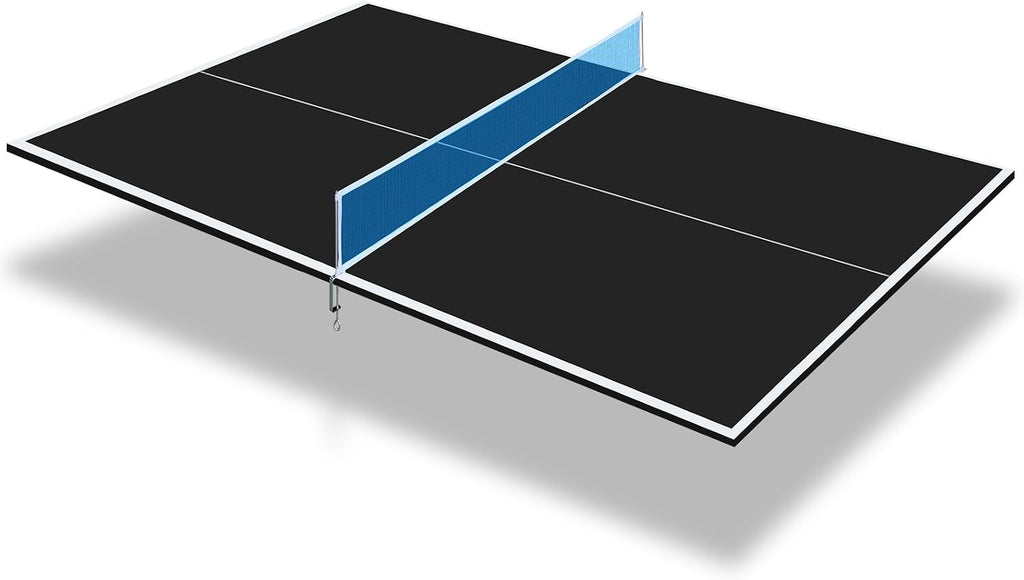 Ping Pong Table Top for Billiard Table, 9FT Foldable Table Tennis Table Topper for Pool Table, Indoor Outdoor Table