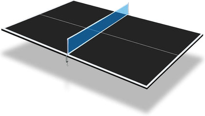 Ping Pong Table Top for Billiard Table, 9FT Foldable Table Tennis Table Topper for Pool Table, Indoor Outdoor Table