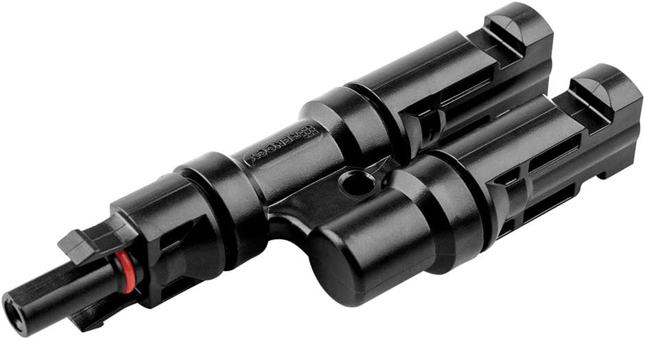 Solar Y Branch Connector MMF+FFM for Solar Panels, Waterproof 1Pair | IP67 & PC/PA housing UV resistant & durable