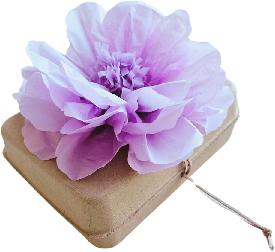 Cruise Approved Biodegradable Water Burial Urn, Lilac Flower, Large Adult