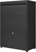 Package Delivery Boxes for Outside, Small 29.5 x 20.5 x 10.5 (HxWxD) Security Package Box, Free Standing Anti-Theft