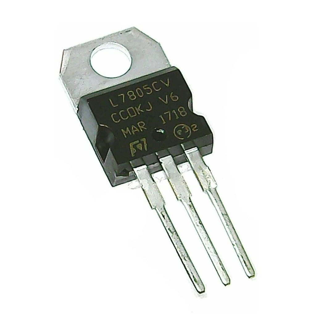 IC L7805CV Voltage Regulator Output 5V 1.5A Integrated Circuits L7805 Linear Positive Voltage Regulators TO-220 (10 PCS)