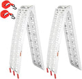 7ft Aluminum Truck Ramps 1500lbs Capacity,2pcs Folding Loading ATV Ramps for Pickup Trucks Bed, Trailer Ramp with