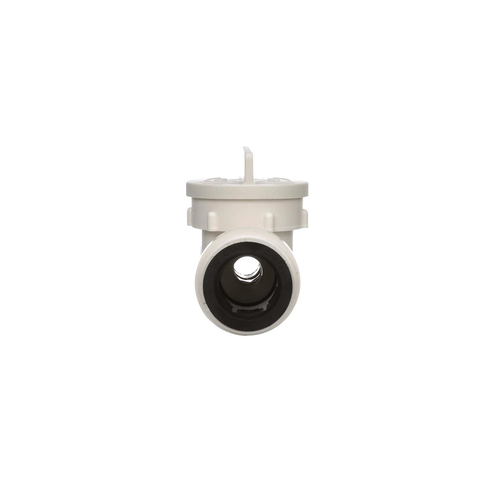 3539-10 AquaLock Plastic Series, 1/2" CTS x 1/2" CTS Off-White Lead-Free Polysulfone Type 39 Straight In-line Valve