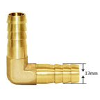 Joywayus 5PCS 1/2" Hose Barb Fitting Brass 90 Degree L Right Angle Elbow