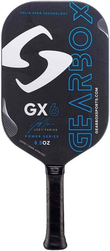 Gearbox GX6 Carbon Fiber Pickleball Paddle
