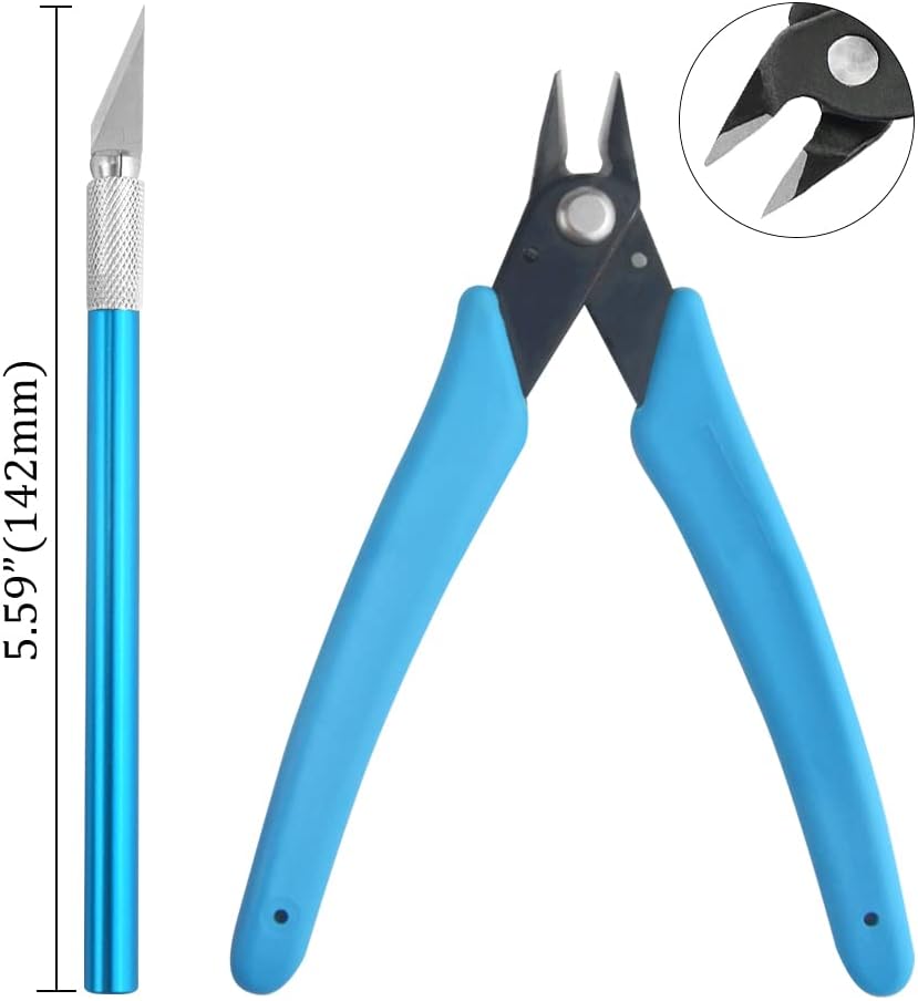 Professional 8 PCS Model Tools Kit Modeler Basic Tools Craft Set Hobby Building Tools Kit for Gundam Car Model