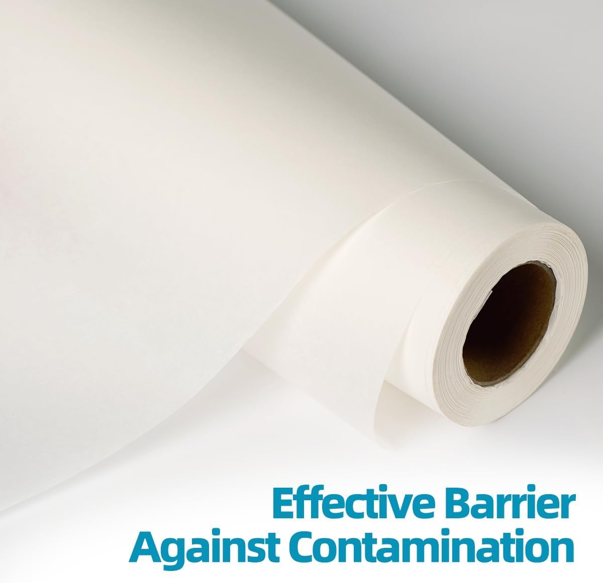 Exam Table Paper - New Upgrade Barrier Protection, 21" x 225ft, Smooth White Case of 12 Rolls - Hygienic, Disposable