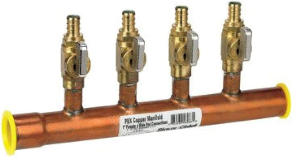 PEX MANIFOLD W/VALVE 1"