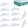 3 x 50mm Plastic Corner Protectors White for Sharp Glass,Metal Sheets，Mirror,Ceramic Tile Triple Shape Corner Covers