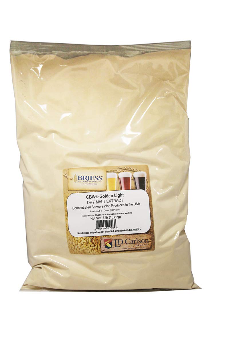 812325 Briess - Dry Malt Extract - Golden Light - 3 lbs.