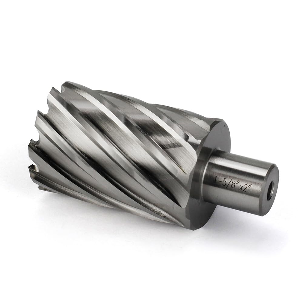 Annular Cutter JESTUOUS 3/4 Inch Weldon Shank 1-5/8 Cut Dia 2 Cut Depth