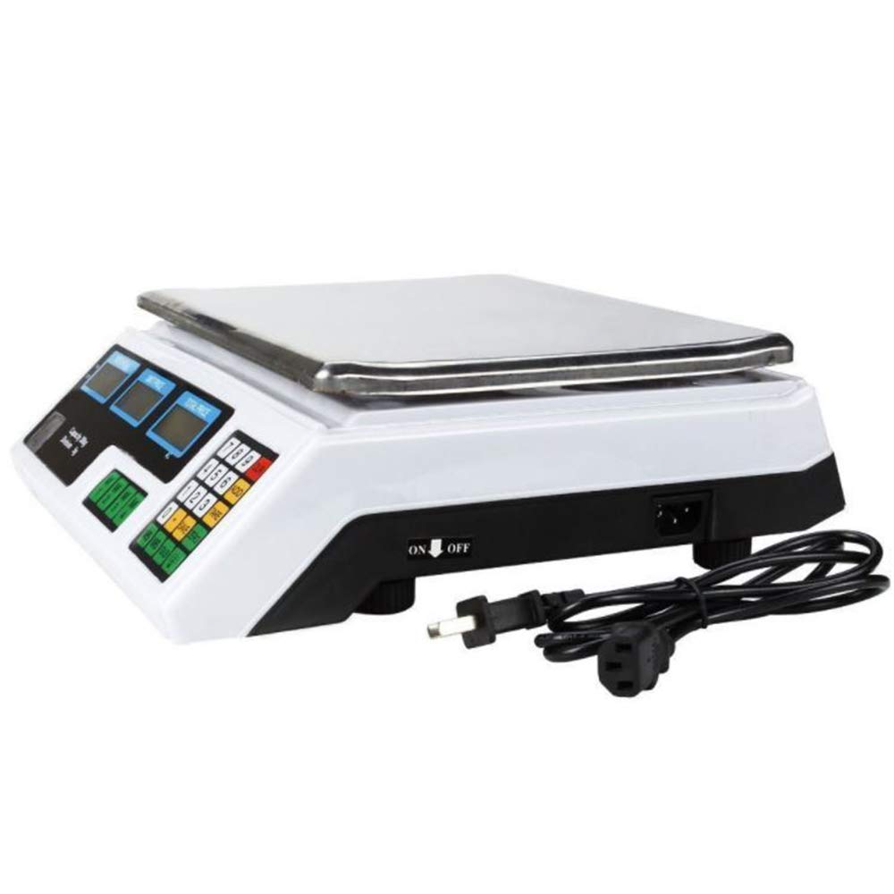 New Digital Scale Price Computing Deli Food Produce Electronic Counting Weight 60LB 30kg