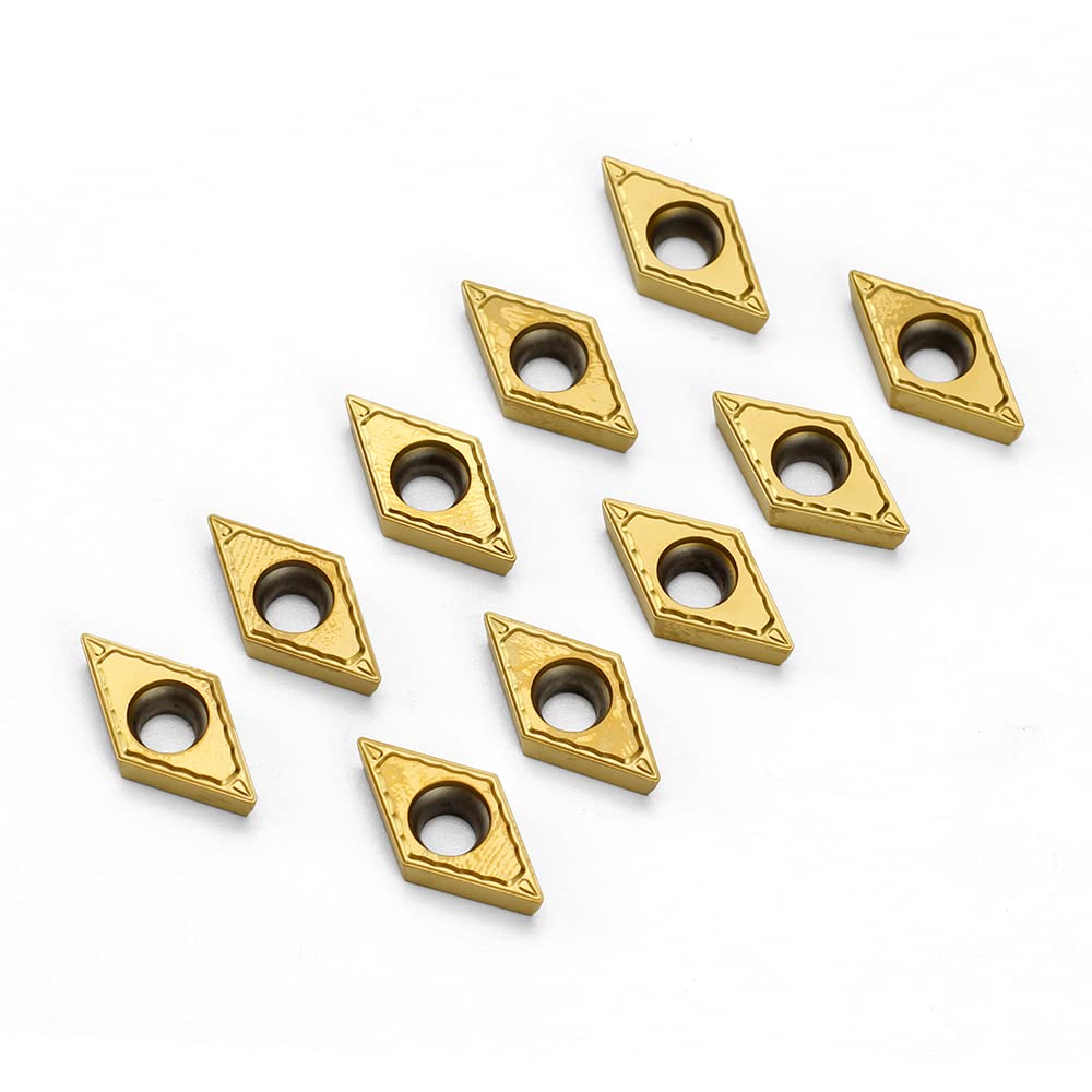 OSCARBIDE Carbide Insert DCMT11T304/DCMT32.51 Turning Inserts 10Pcs