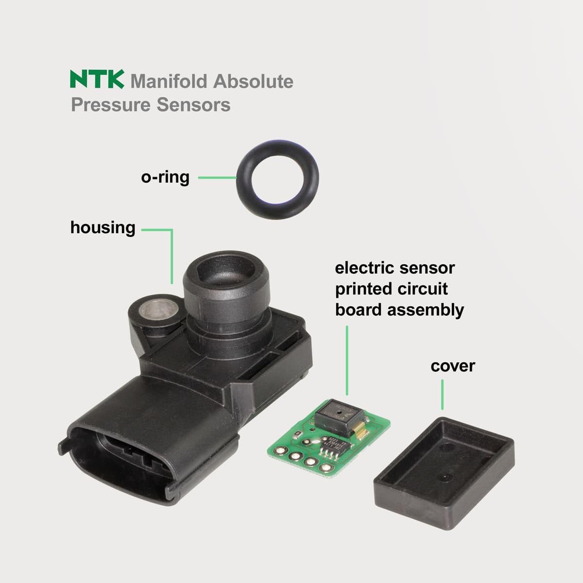 NTK Manifold Absolute Pressure Sensor for Chevrolet Silverado 1500 2007-20