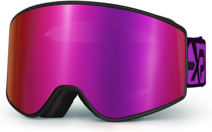 Ski/Snowboard Goggles Parent-child Snow Goggles Over Glasses for Men, Women Youth Kids