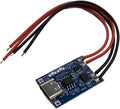 TP4056 Type-C USB Lithium Battery Charger Module with Wire, 5V 1A Protection Board with Dual Protection, 18650 Battery Charging Board with Solderless Wire (3)