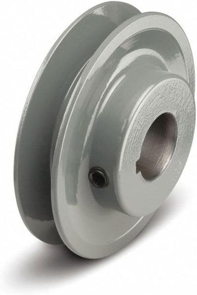 TB Woods AK3258 FHP Bored-to-size V-Belt Sheave, A Belt Section, 1 Groove, 5/8" Bore, Cast Iron, 3.25" OD, 7700 max rpm