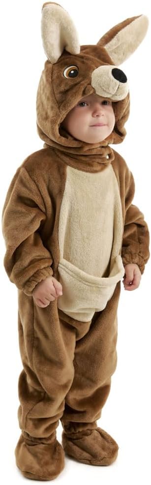 Baby Kangaroo Costume Newborn, Infant and Toddler Boys Girls 0-4T | 90% Upgraded Flannel Fleece/ 10% Spandex