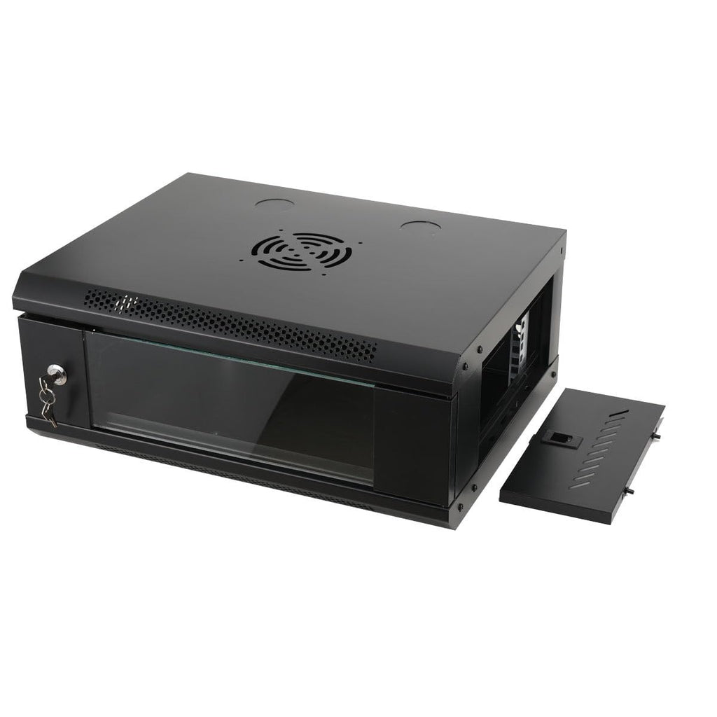 4U Server Rack Enclosure,Wall Mount Network Cabinet with Lock Door&2 Keys
