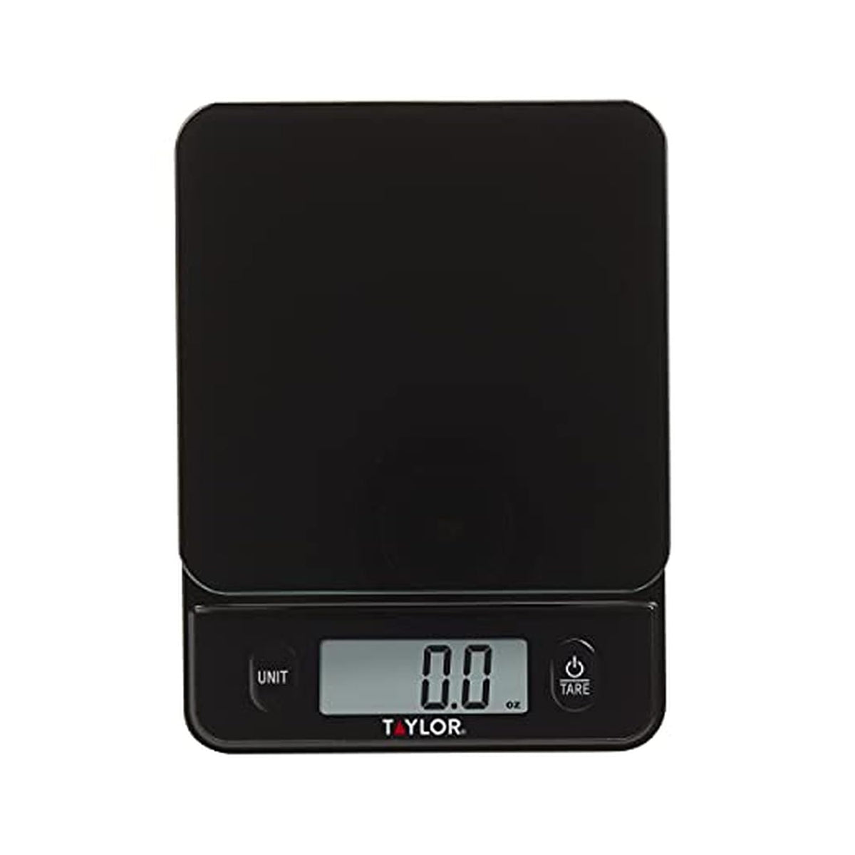 Digital Kitchen Food Scale with Black Glass Top - 11 lb Max Capacity