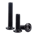 Black 1/4-20 x 1 Flat Head Socket Head Screw Furniture Bolts Countersunk Connector Screws, Stainless Steel 18-8 (304), Fully Threaded, 20 PCS